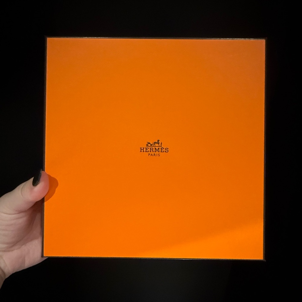 Hermès Orange Box belt box